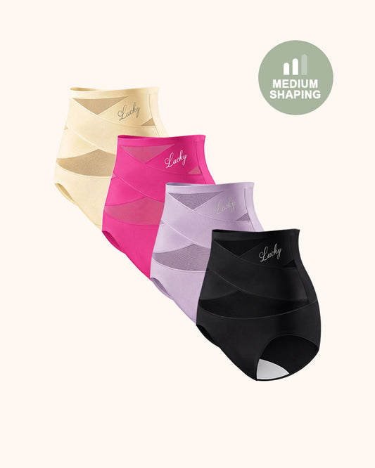 Lucky High-Waist Tummy Control Seamless Shaping Panties