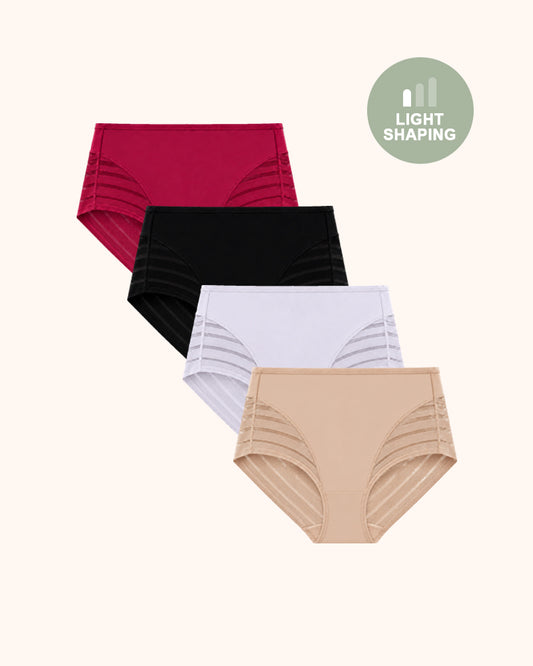 Braguitas invisibles de encaje con control de abdomen