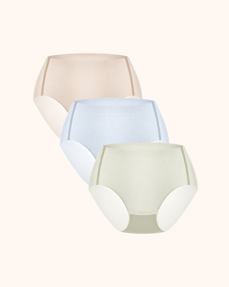 Braguitas moldeadoras sin costuras de talle alto con control de abdomen Lucky (paquete de 5)