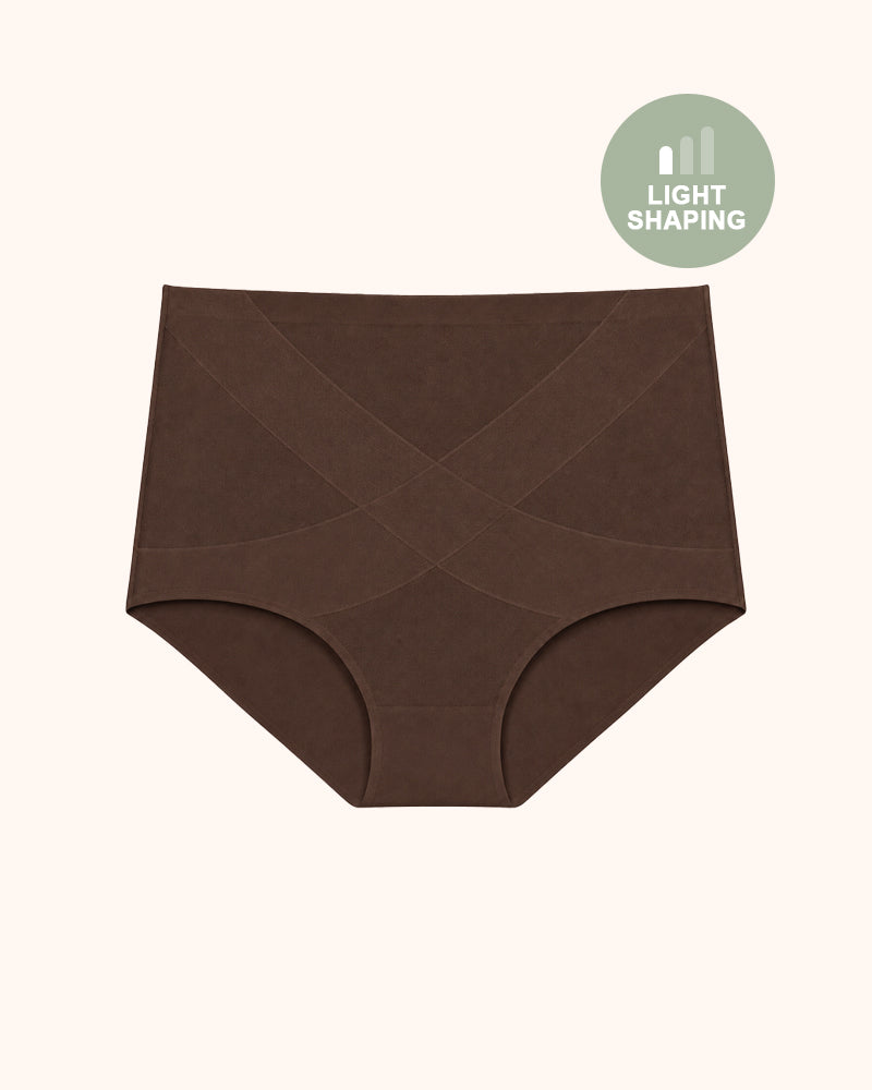 Seamless High-Waist Tummy Control Full Coverage Panties