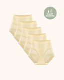 Women's High-Waist No Show Basic Mesh Panties