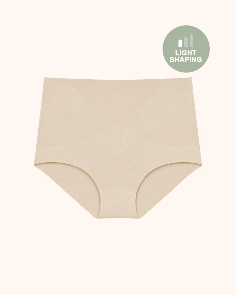 Seamless High-Waist Tummy Control Full Coverage Panties