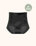 Silky High-Waisted Cross Front Tummy Control Shaping Panties