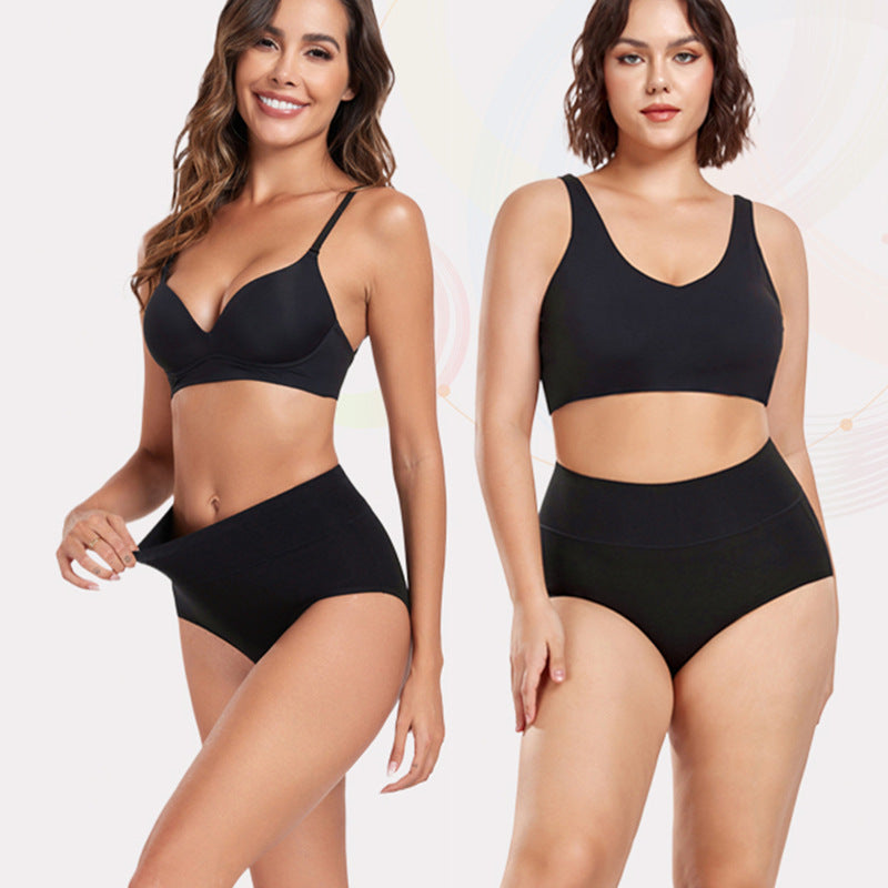 LilySure High Waist Seamless Underwear Full Coverage（5 pack)