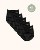 Braguitas moldeadoras sin costuras de talle alto con control de abdomen Lucky (paquete de 5)