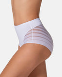 Invisible Stripe Lace Tummy Control Underwear