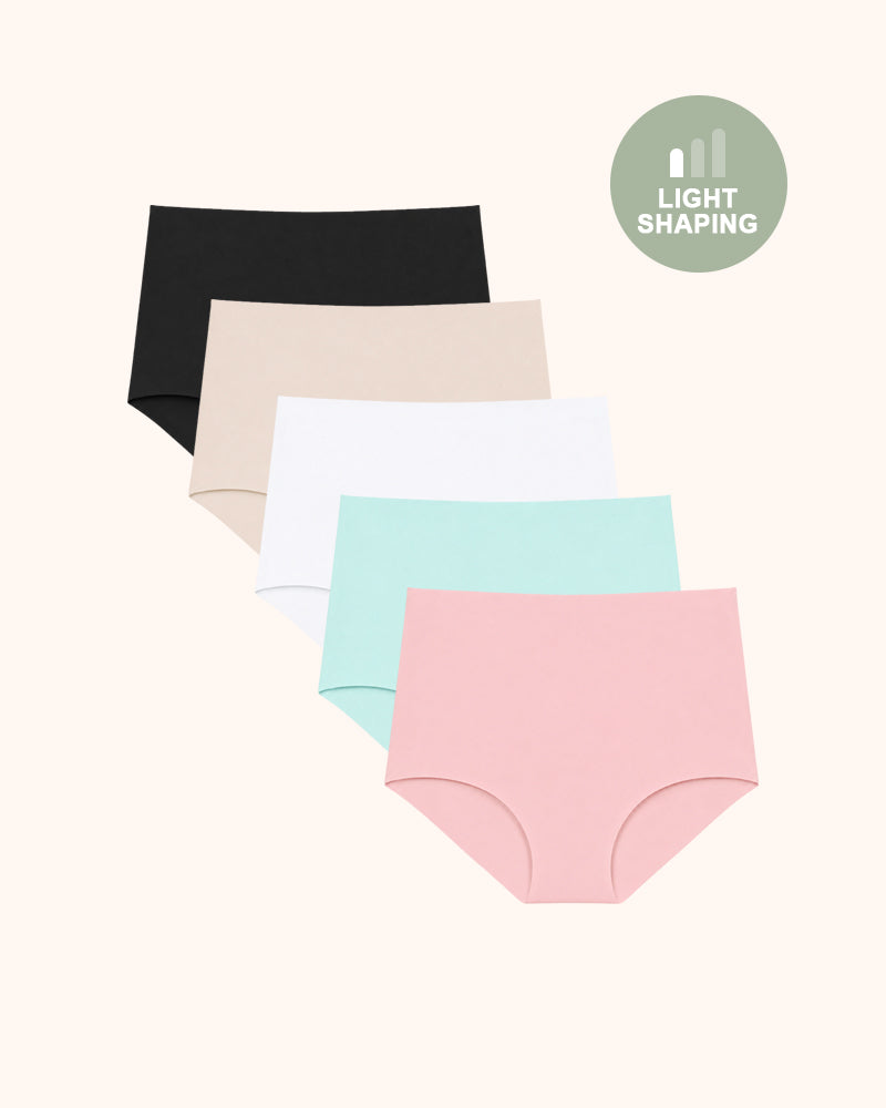 Women No Show High Waist Underwear