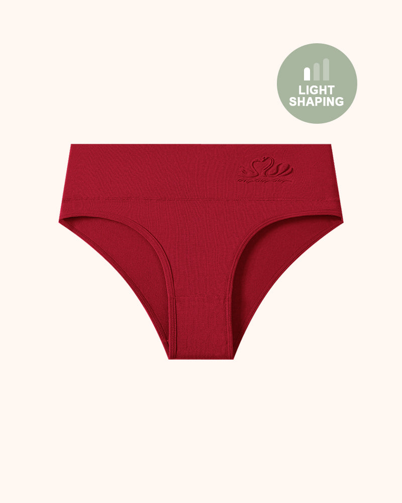 Tangas sin costura de cintura alta con control de abdomen para mujer