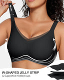 Lilysure Jelly Wireless Push-Up Bra - Crossover Mesh