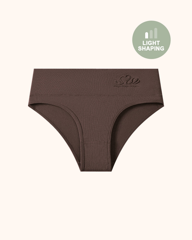 Tangas sin costura de cintura alta con control de abdomen para mujer
