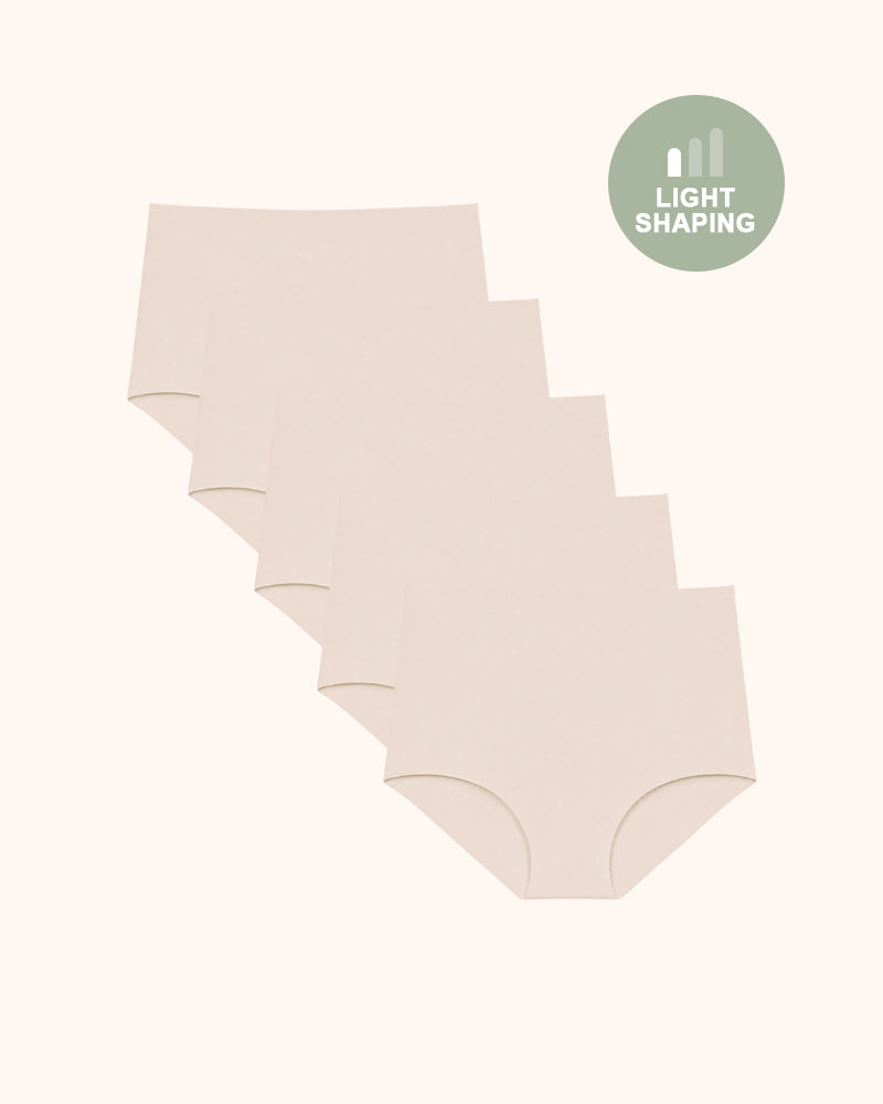 Women No Show High Waist Underwear