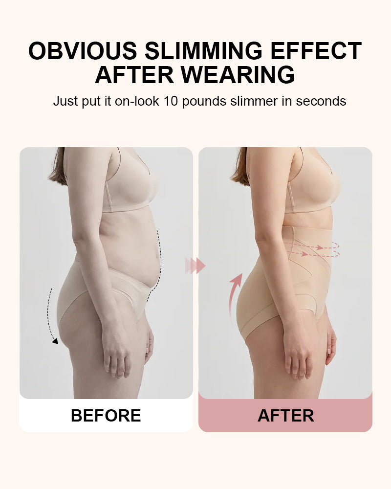 V-Shaped Tummy-Control Sculpting Briefs Multipack