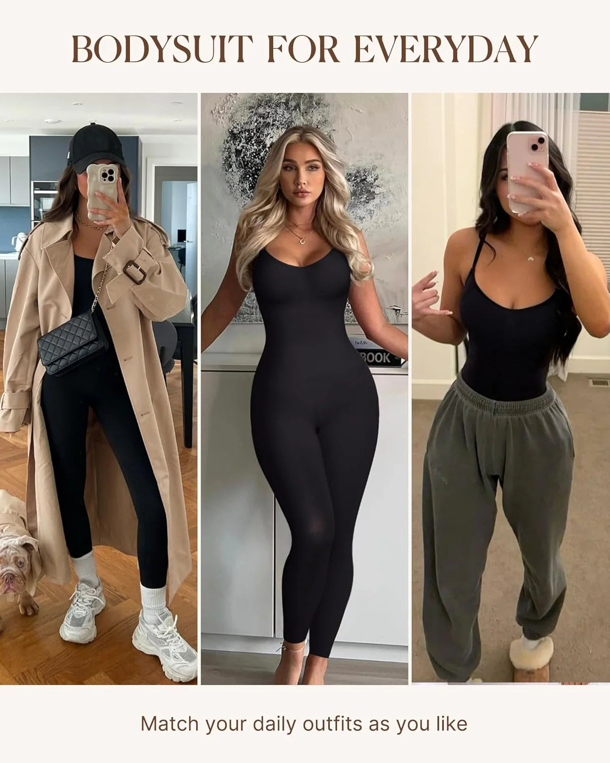 Seamless Full Body Compression Bodysuit