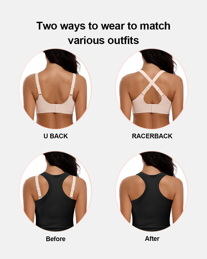 Lilysure Jelly Wireless Push-Up Bra - Scalloped V-Neck