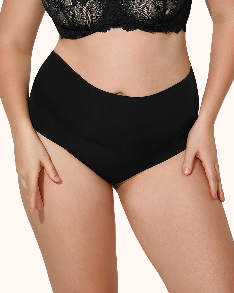 Paquete de 3 braguitas de control de abdomen de talle alto