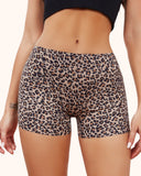 Leopard Seamless Mid-Rise Ice Silk Boyshorts 6-Pack