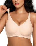 Lilysure Jelly Wireless Push-Up Bra - Full Coverage T-shirt