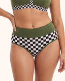 Bragas de algodón de talle alto talla grande para mujer, paquete de 4