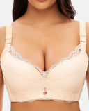LilySure "Add Two Cups" Lace Padded Push Up Bra