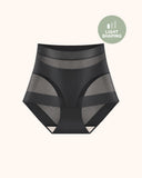 Women's High-Waist No Show Basic Mesh Panties