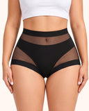 Women's High-Waist No Show Basic Mesh Panties
