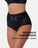 Invisible Stripe Lace Tummy Control Underwear