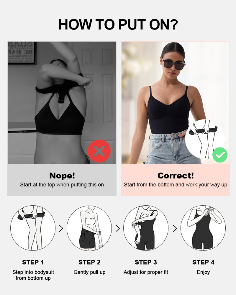 LilySure Tummy-Control Butt-Lifter Shapewear Bodysuit