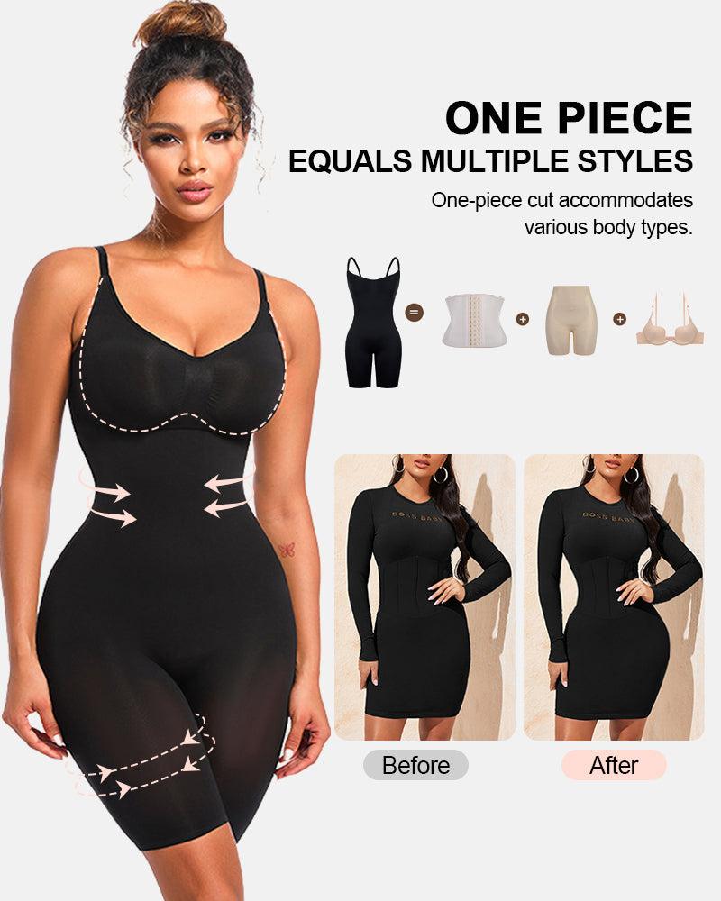 LilySure Tummy-Control Butt-Lifter Shapewear Bodysuit