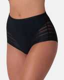 Invisible Stripe Lace Tummy Control Underwear
