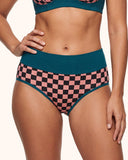 Bragas de algodón de talle alto talla grande para mujer, paquete de 4