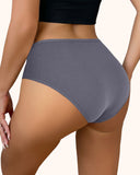 Tangas sin costura de cintura alta con control de abdomen para mujer