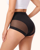 Women's High-Waist No Show Basic Mesh Panties