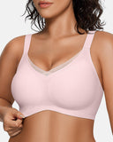 Lilysure Jelly Wireless Push-Up Bra - Crossover Mesh