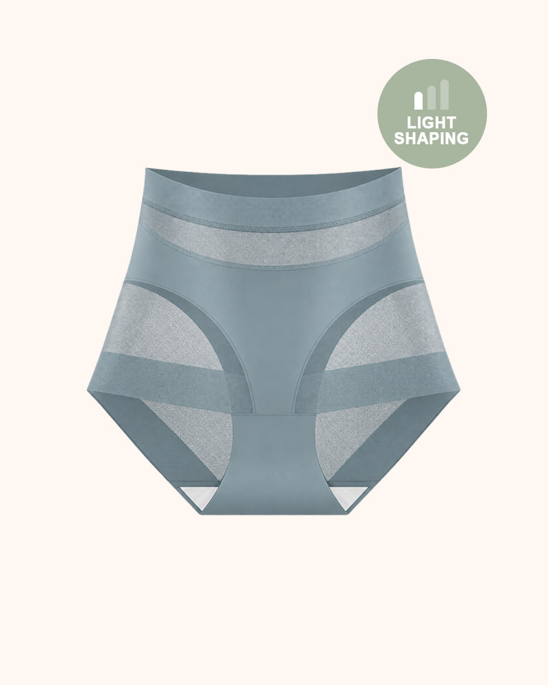 Women's High-Waist No Show Basic Mesh Panties