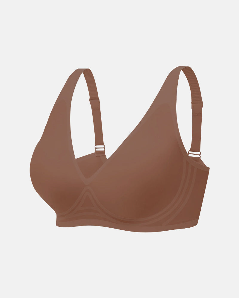 Lilysure Jelly Wireless Push-Up Bra - Seamless Deep V