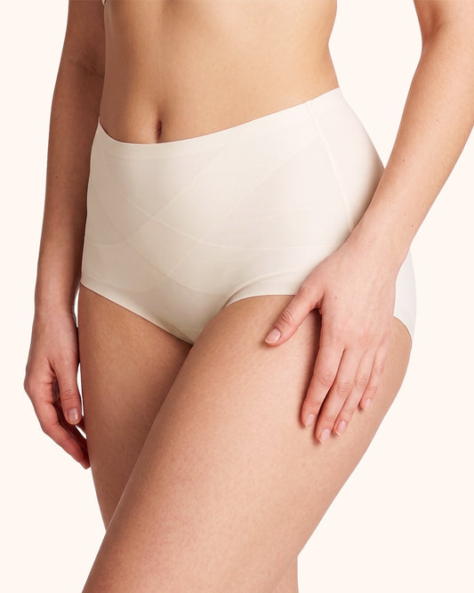 Bragas sin costuras de cintura alta con control de abdomen y cobertura total