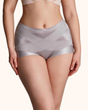 Silky High-Waisted Cross Front Tummy Control Shaping Panties