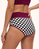 Bragas de algodón de talle alto talla grande para mujer, paquete de 4
