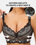 LilySure "Add Two Cups" Lace Padded Push Up Bra
