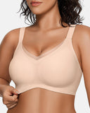 Lilysure Jelly Wireless Push-Up Bra - Crossover Mesh