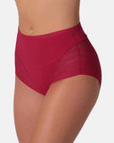 Invisible Stripe Lace Tummy Control Underwear
