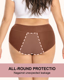 Bragas Período Antifugas Control de Olores Ultra Absorbentes Para Mujeres Paquete de 5
