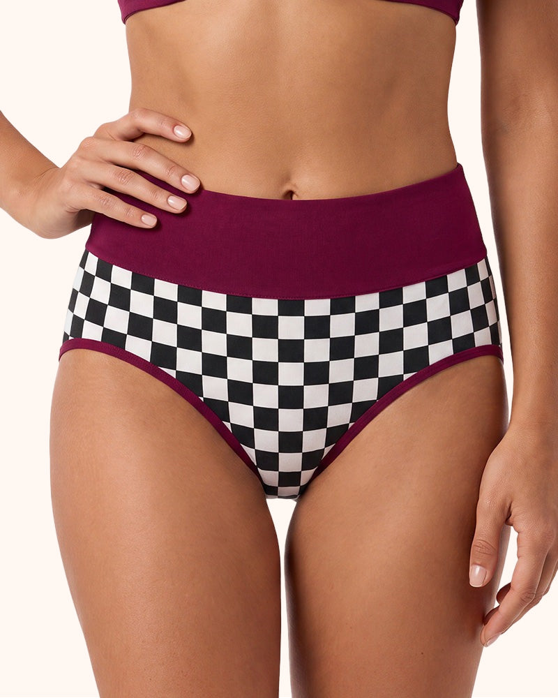 Bragas de algodón de talle alto talla grande para mujer, paquete de 4