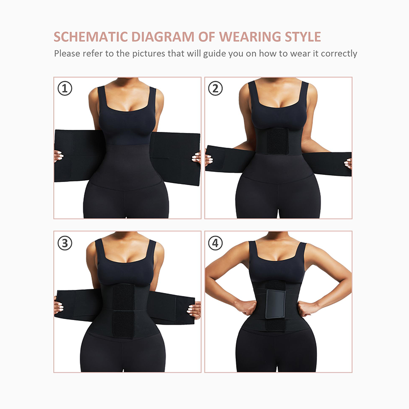Lilysure Triple Wrap Tummy Control Waist Trainer Belt