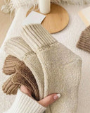 Boot Socks for Women - Thick Winter Knit Warm Socks(5 Pairs)