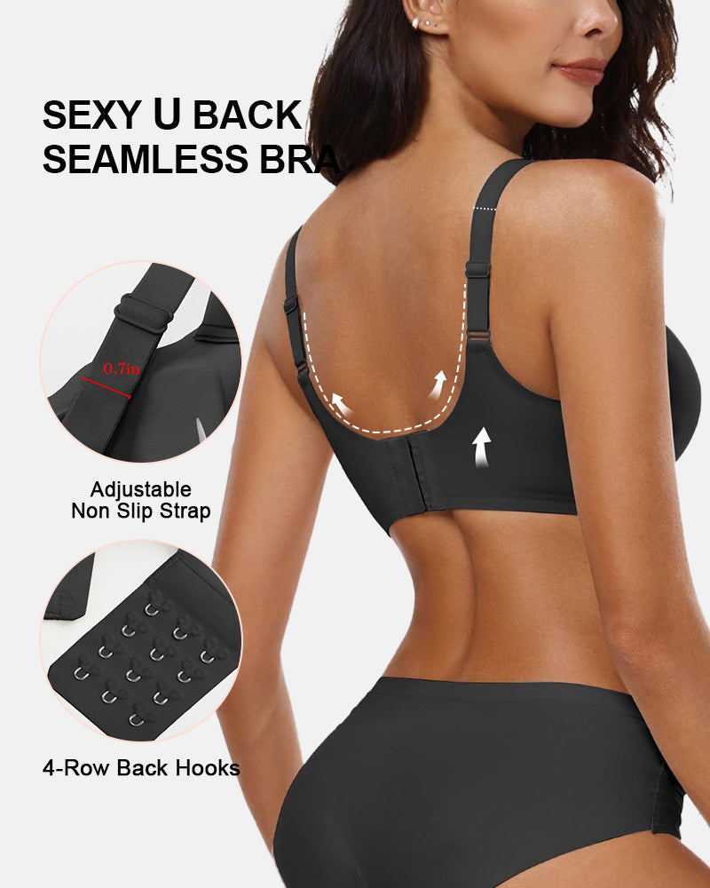 Lilysure Jelly Wireless Push-Up Bra - Scalloped V-Neck