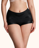 Silky High-Waisted Cross Front Tummy Control Shaping Panties