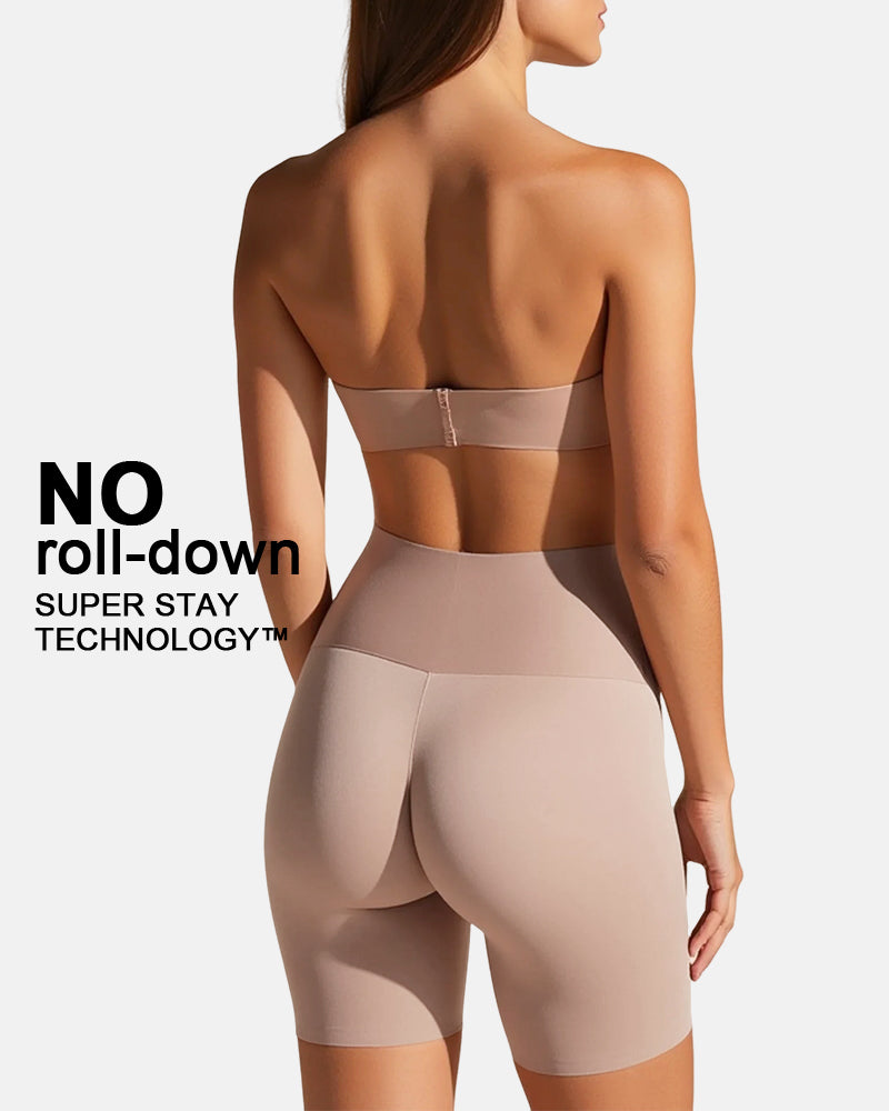 LilySure Seamless Tummy Control No Slip Shaping Shorts