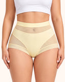 Women's High-Waist No Show Basic Mesh Panties