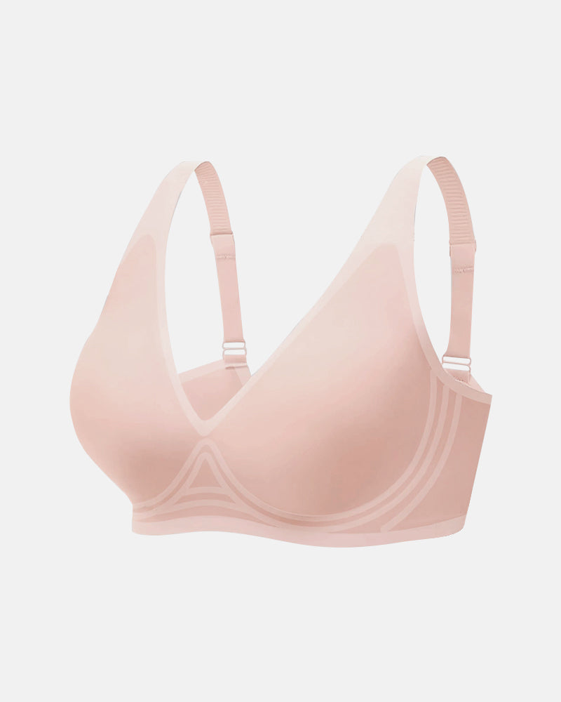 Lilysure Jelly Wireless Push-Up Bra - Seamless Deep V